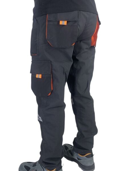 Ripstop Likralı Kargo İş Pantolonu