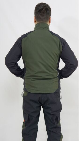 Five Stone Su Geçirmez Polarlı Ceket - Haki