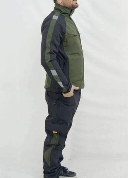 Five Stone Su Geçirmez Polarlı Ceket - Haki